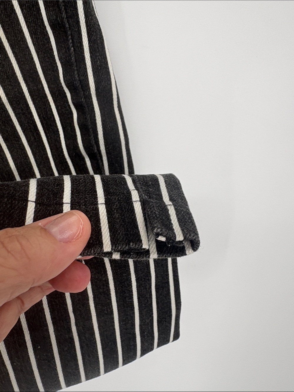 ๐น Denim & Supply Ralph Lauren Black and White Pinstripe Jeans - Picture 5 of 5